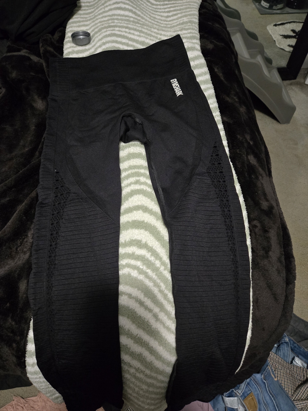 Gymshark Black Seamless Ribbed Leggings
